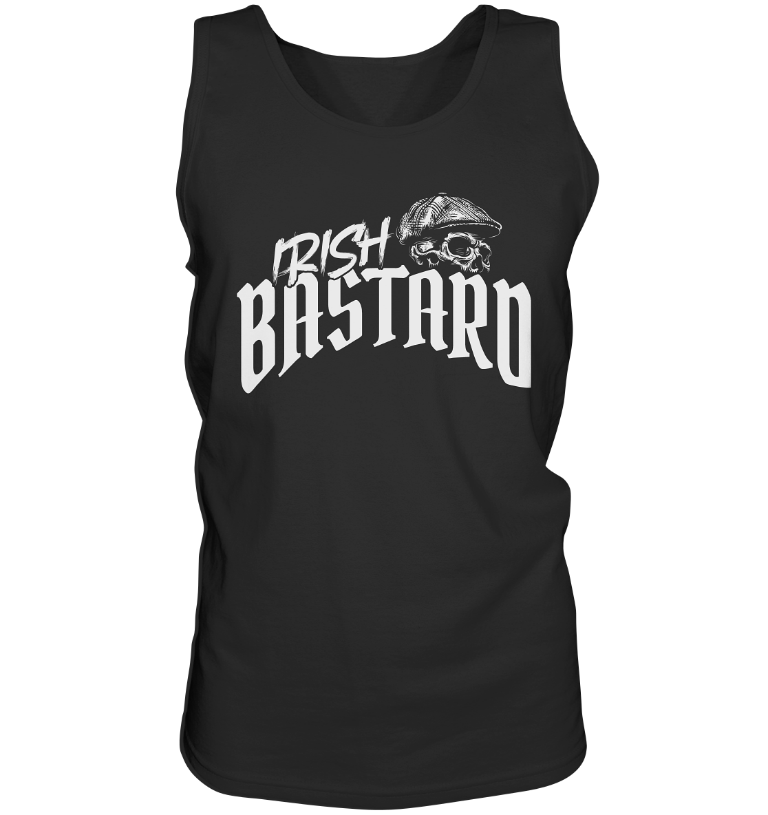 Irish Bastard "Flatcap-Skull V" - Tank-Top