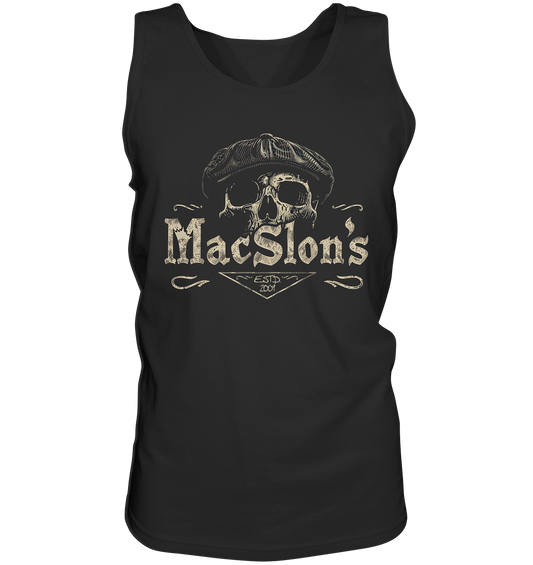 MacSlon's "Estd. 2009 / Flatcap-Skull XIV" - Tank-Top