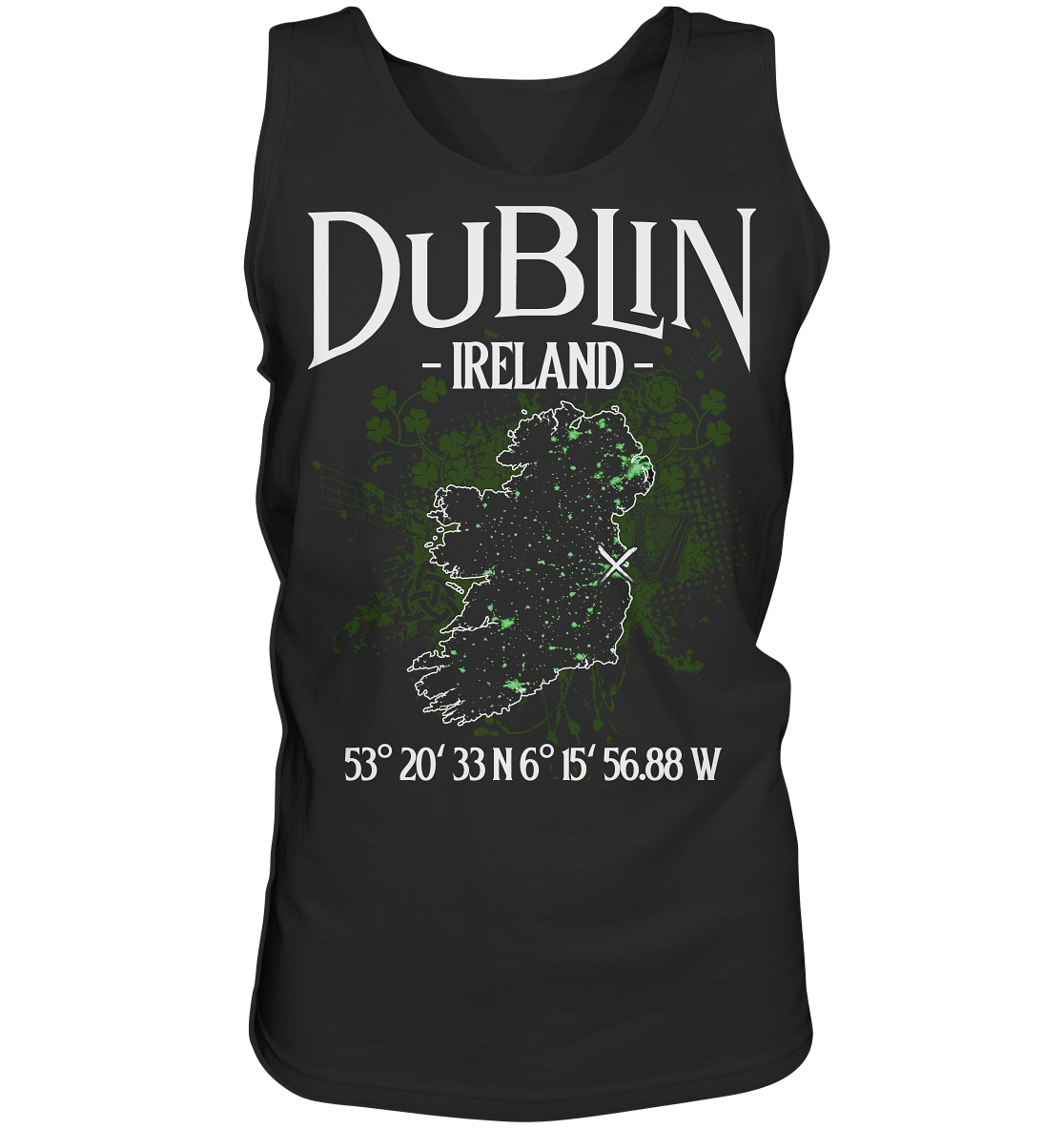 Dublin "Ireland / Coordinates" - Tank-Top