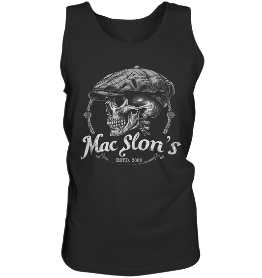 MacSlon's "Estd. 2009 / Flatcap-Skull VII" - Tank-Top