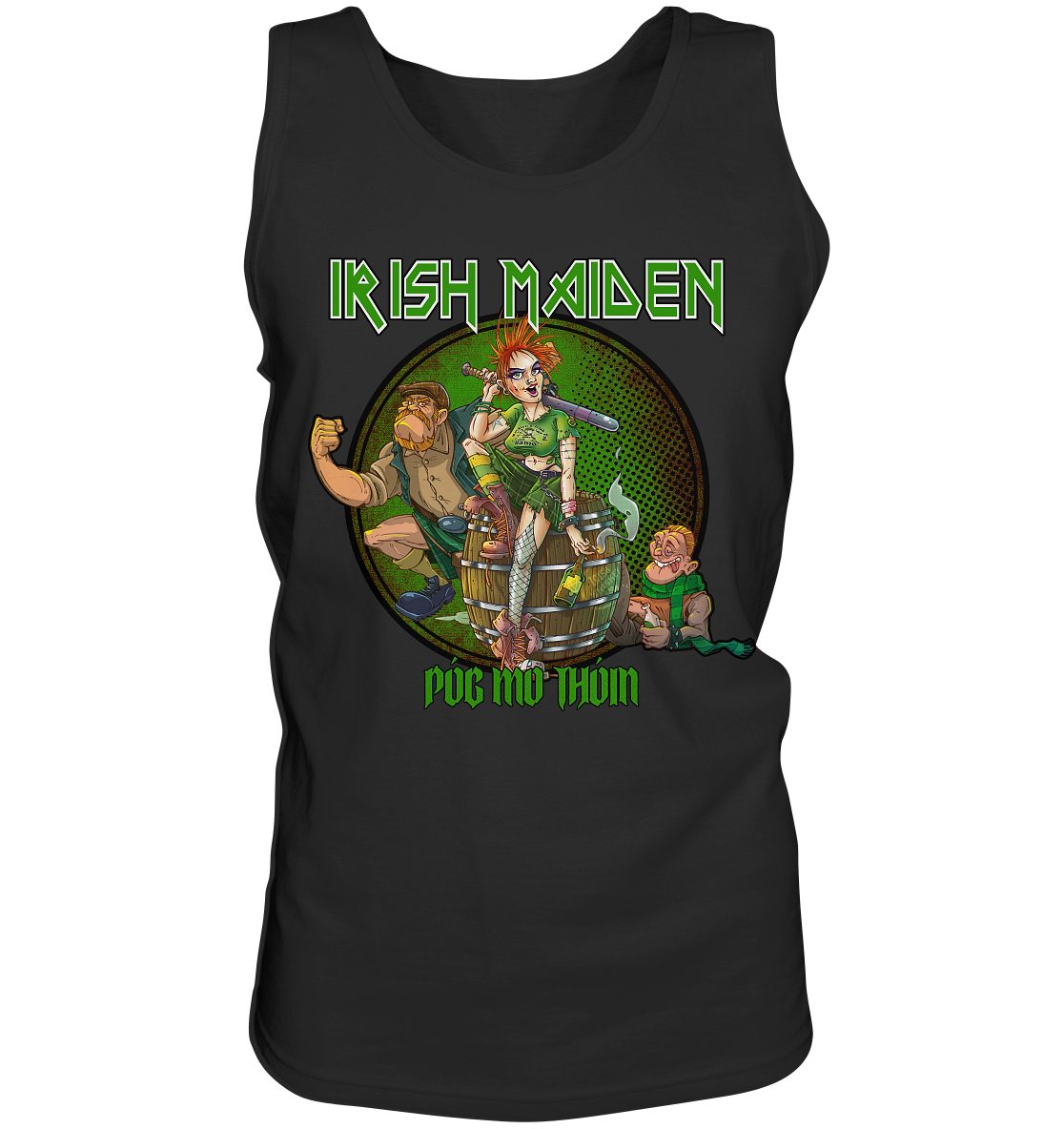 Póg Mo Thóin Streetwear "Irish Maiden" - Tank-Top