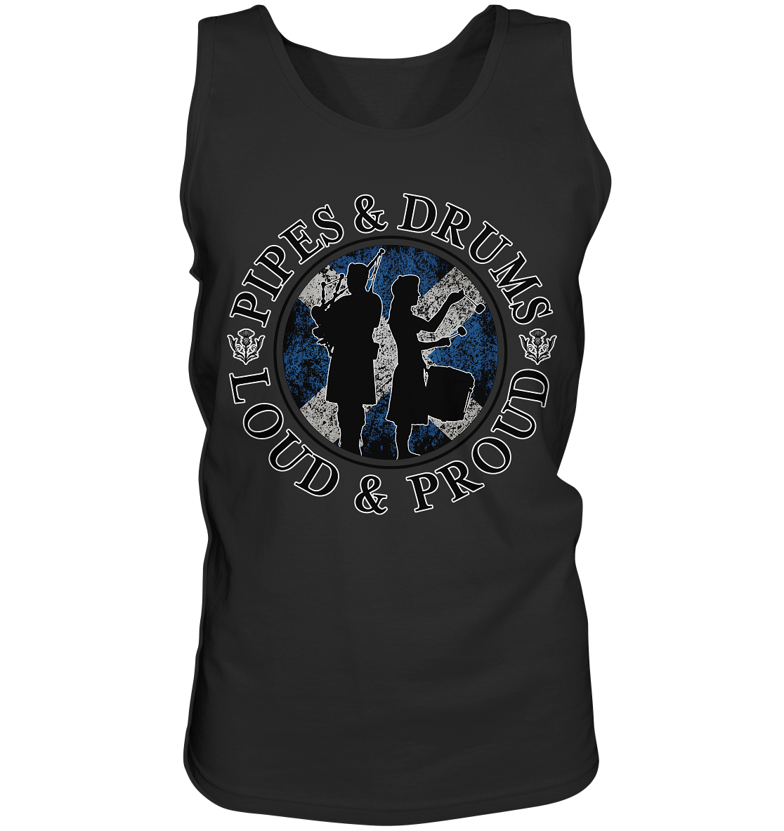 Pipes & Drums "Loud & Proud" - Tank-Top