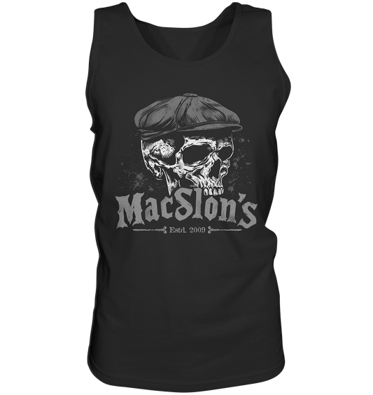 MacSlon's "Estd. 2009 / Flatcap-Skull IV" - Tank-Top