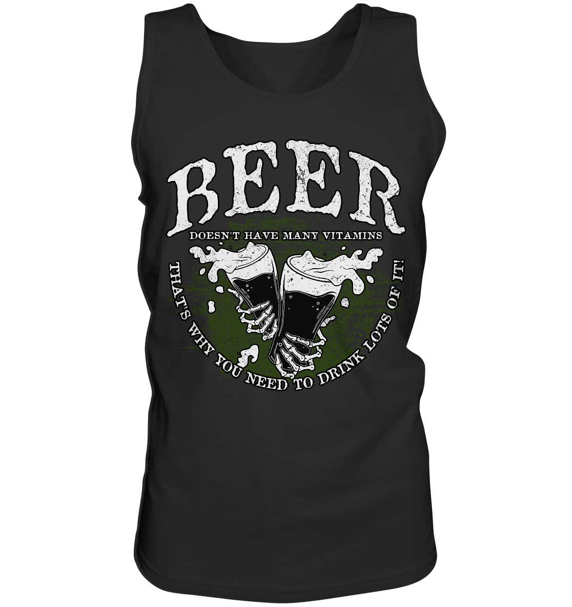 Beer "Doesn't Have Many Vitamins" - Tank-Top