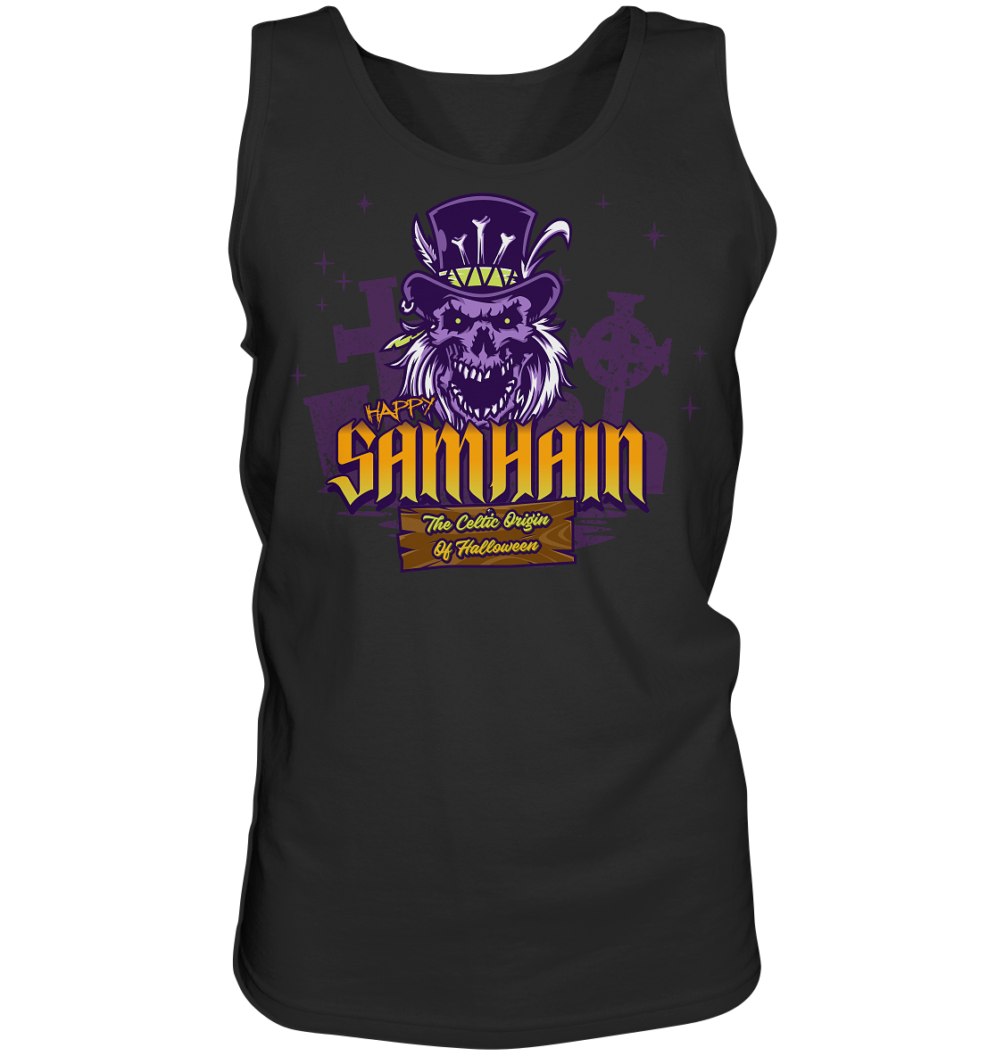 Happy Samhain "The Celtic Origin Of Halloween" - Tank-Top