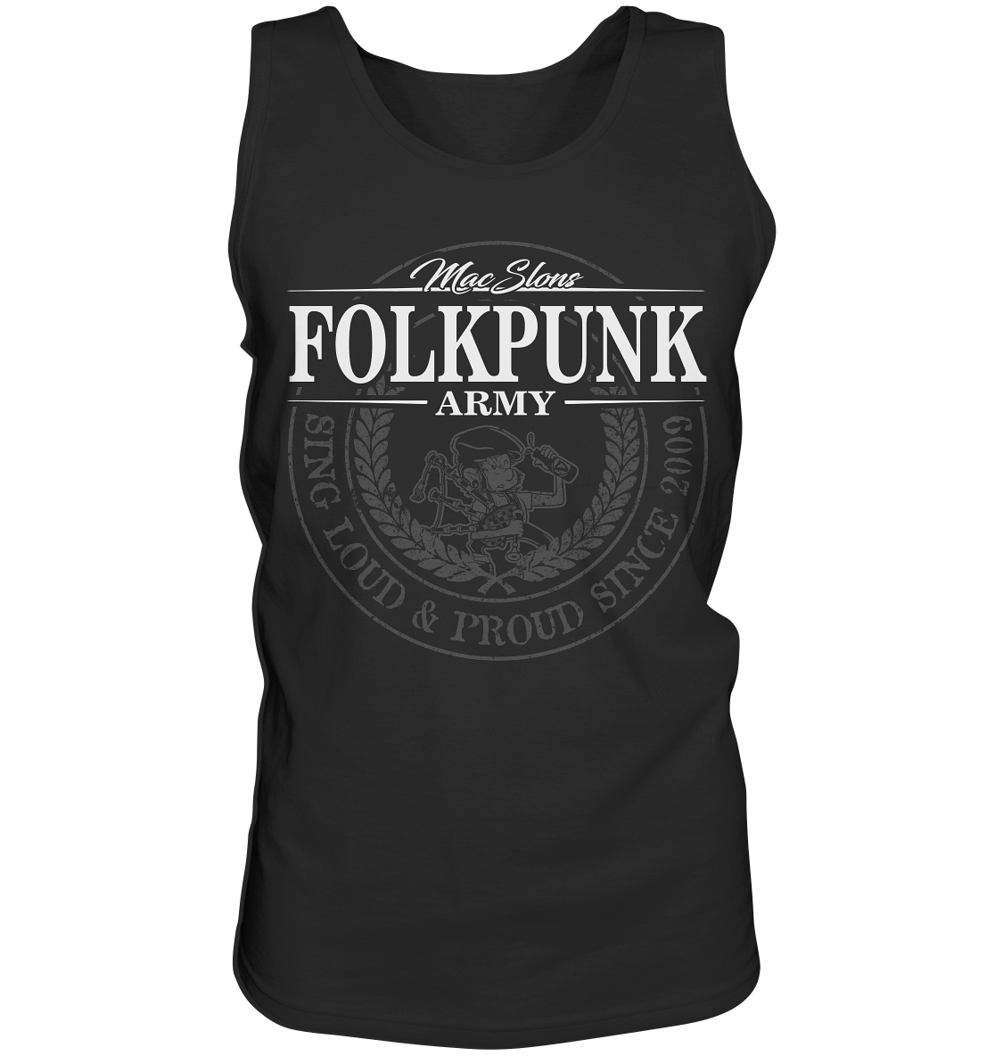 MacSlon's "Folkpunk Army" - Tank-Top