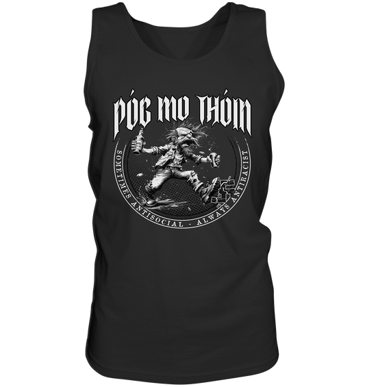 Póg Mo Thóin Streetwear "Sometimes Antisocial - Always Antiracist II" - Tank-Top