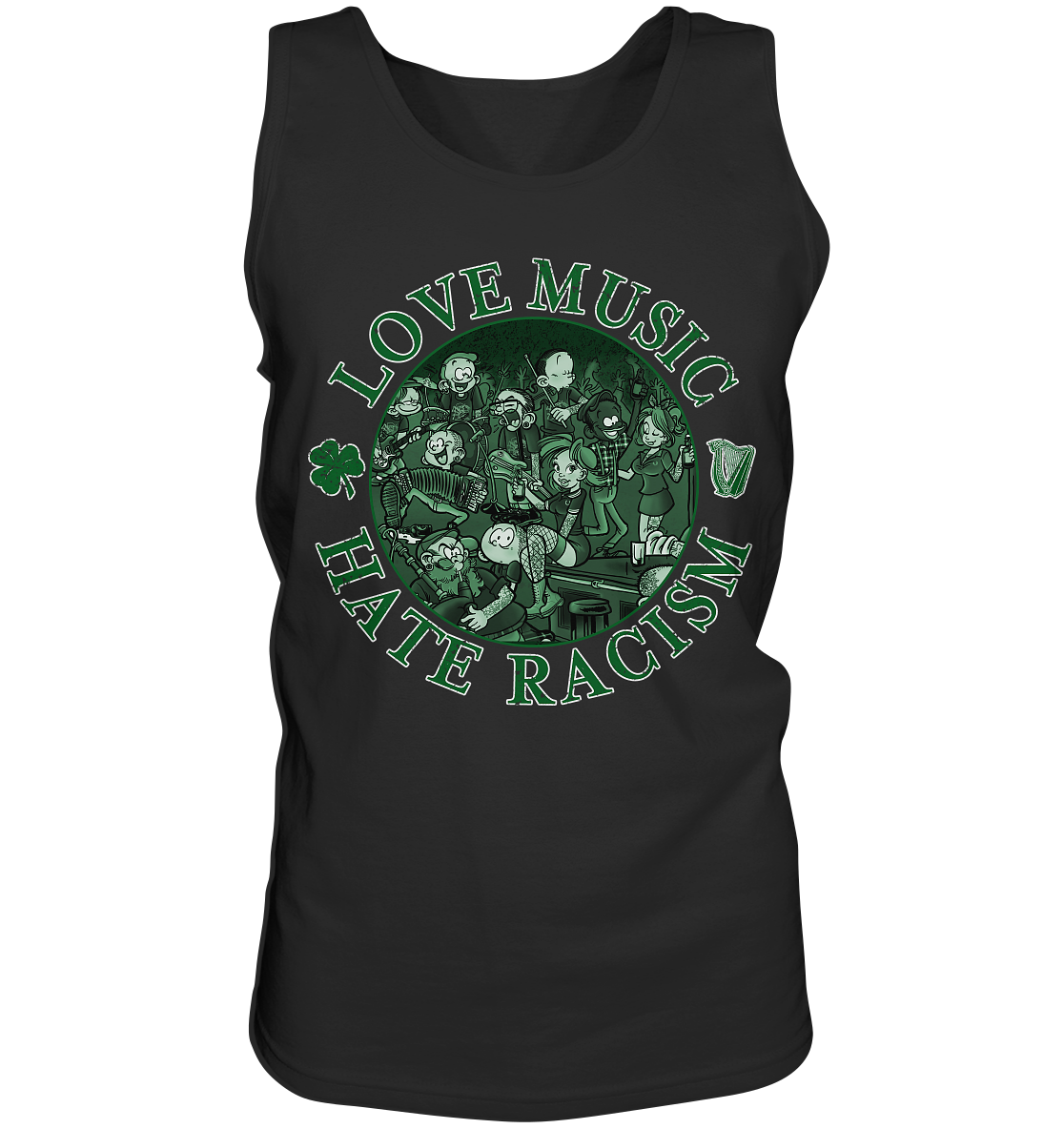 Love Music - Hate Racism "Irish Pub" - Tank-Top