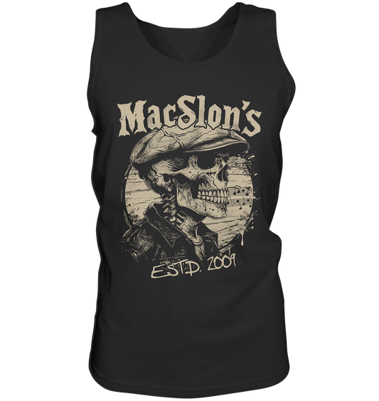 MacSlon's "Estd. 2009 / Flatcap-Skull XIII"  - Tank-Top