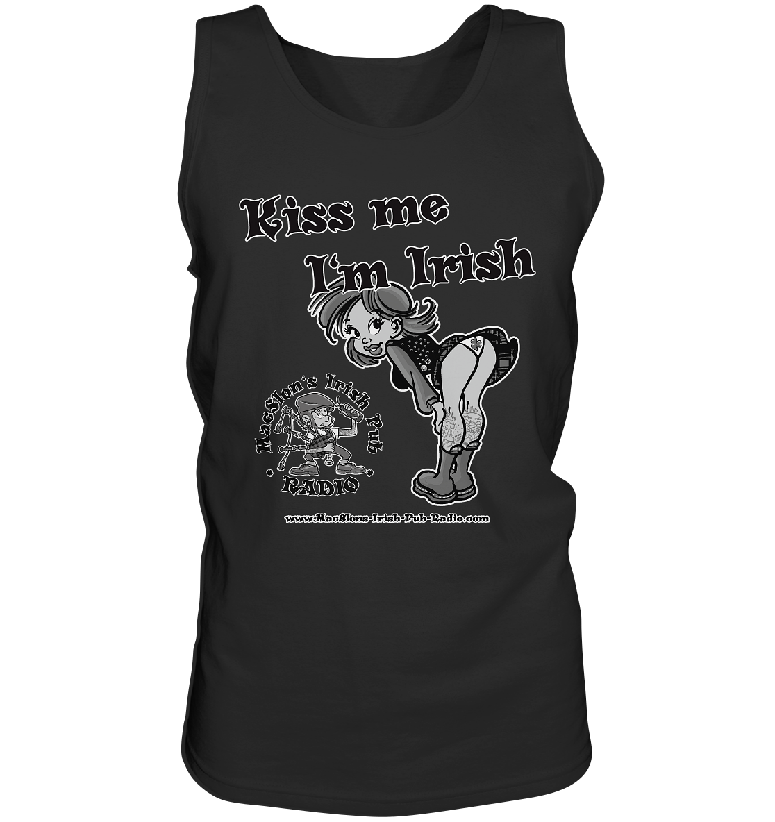 MacSlon's Irish Pub Radio "Kiss Me I'm Irish I"  - Tank-Top