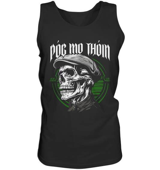 Póg Mo Thóin Streetwear "Flatcap-Skull II" - Tank-Top