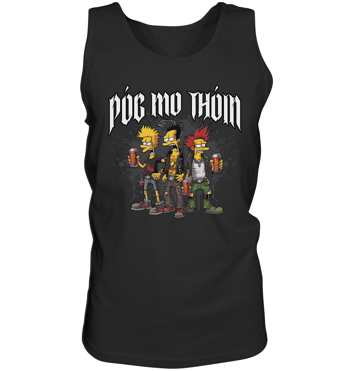 Póg Mo Thóin Streetwear "Punks" - Tank-Top