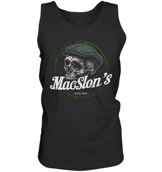 MacSlon's "Estd. 2009 / Flatcap-Skull" - Tank-Top