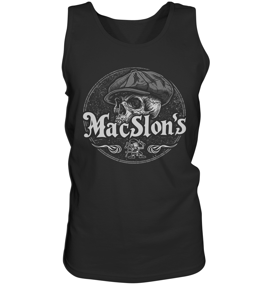 MacSlon's "Flatcap-Skull I" - Tank-Top