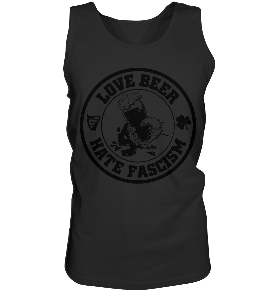 Love Beer - Hate Fascism - Tank-Top