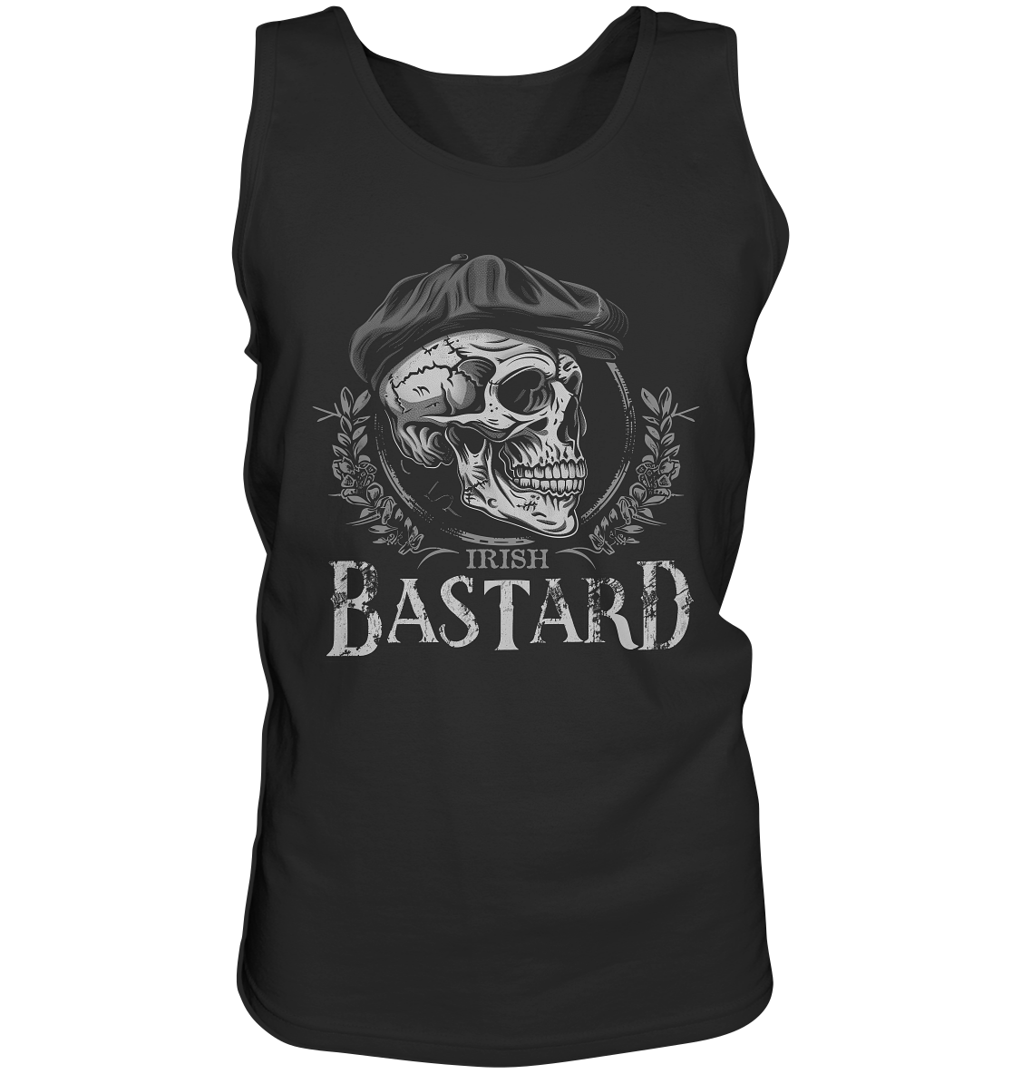 Irish Bastard "Flatcap-Skull III" - Tank-Top