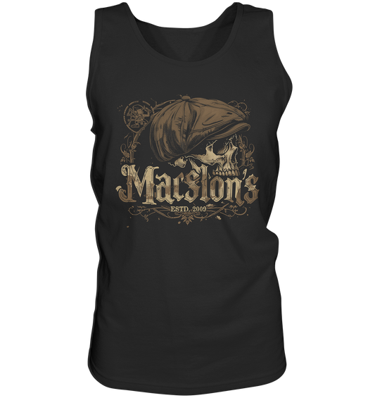 MacSlon's "Estd. 2009 / Flatcap-Skull VIII" - Tank-Top