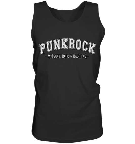 Punkrock "Whiskey, Beer & Bagpipes" - Tank-Top