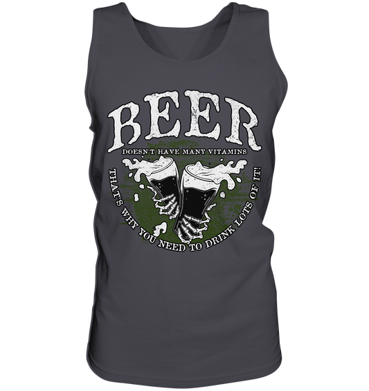 Beer "Doesn't Have Many Vitamins" - Tank-Top