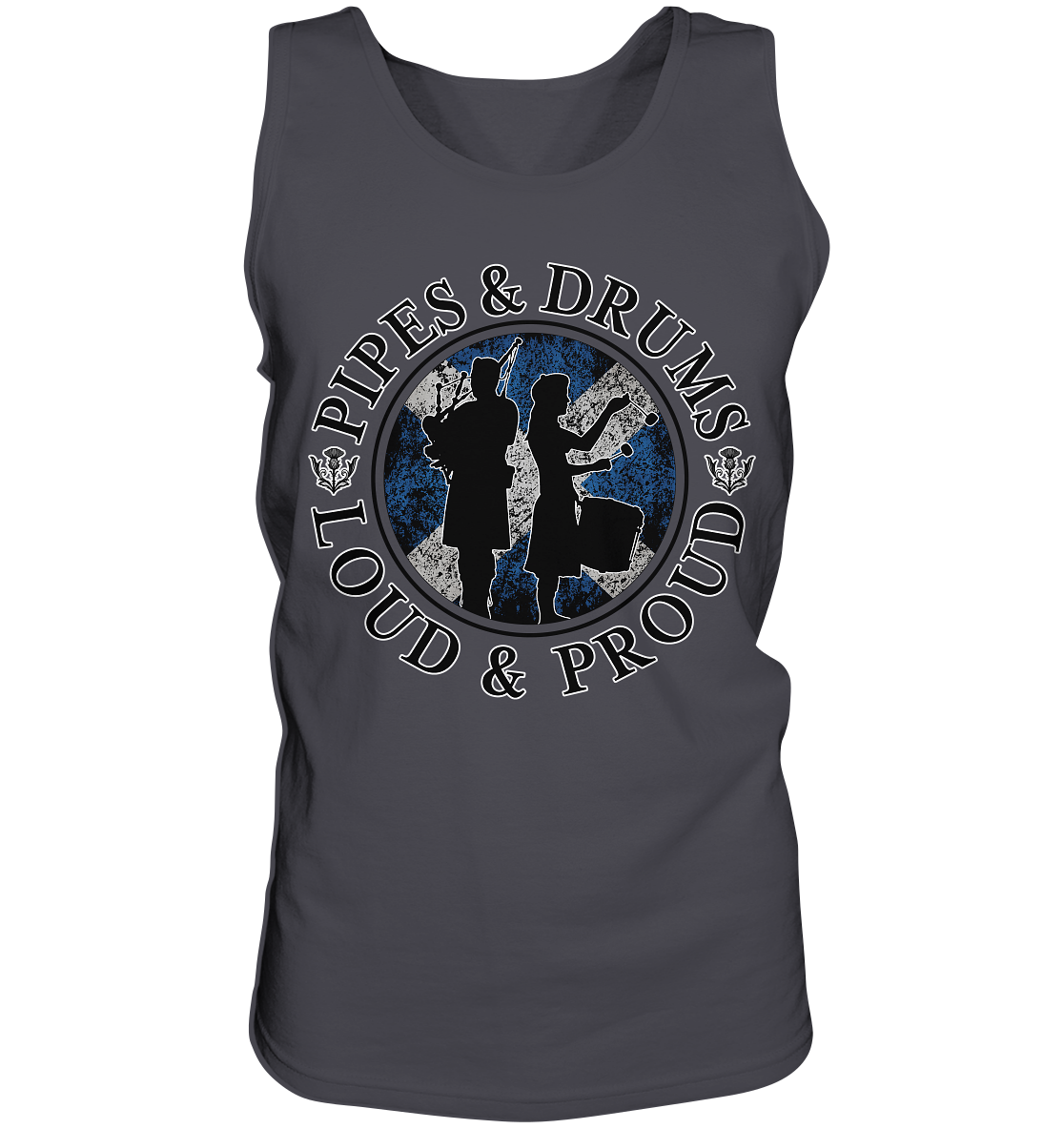 Pipes & Drums "Loud & Proud" - Tank-Top