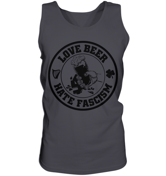 Love Beer - Hate Fascism - Tank-Top