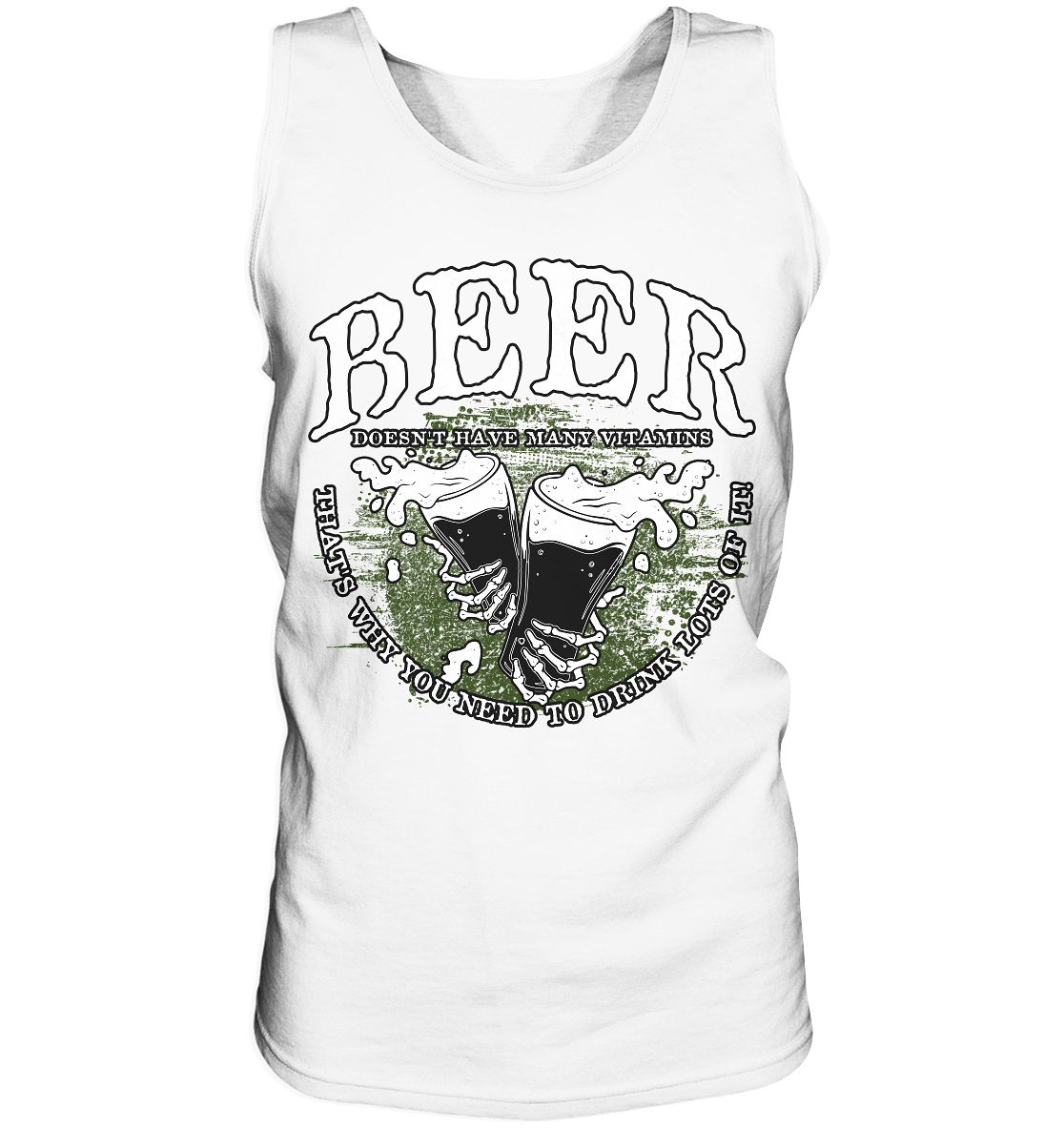 Beer "Doesn't Have Many Vitamins" - Tank-Top