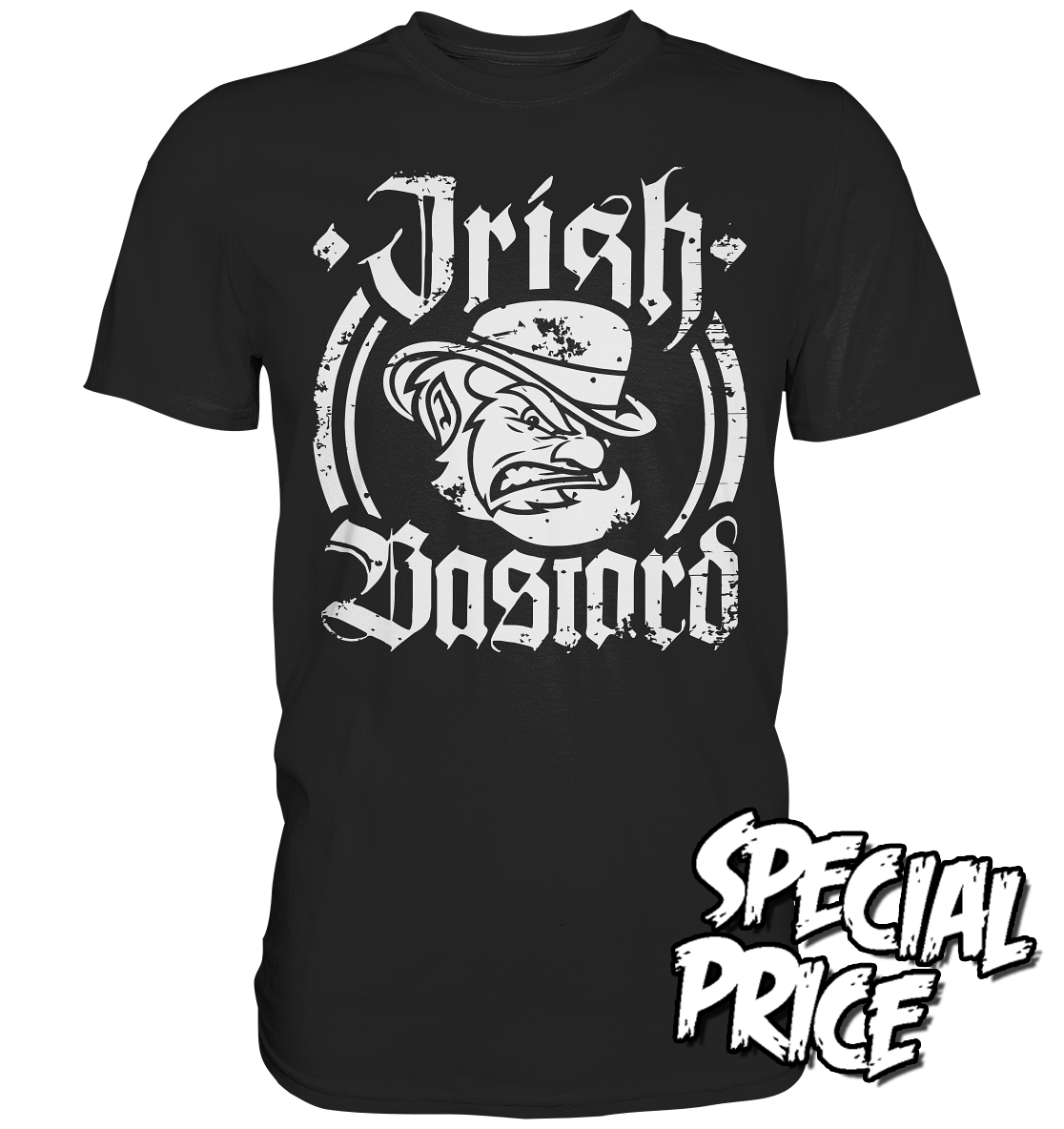 Irish Bastard "Leprechaun I" - Premium Shirt (Größe 5XL)