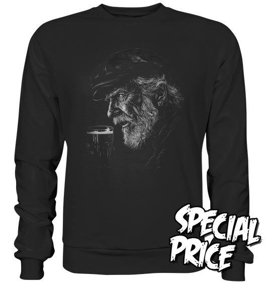 Old Irish Man "Pint I" - Premium Sweatshirt (Größe L)