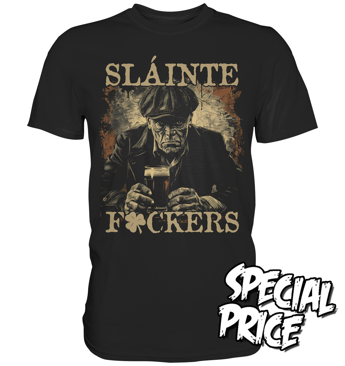 Sláinte "F*ckers / Irish Pub" - Premium Shirt (Größe 4XL)