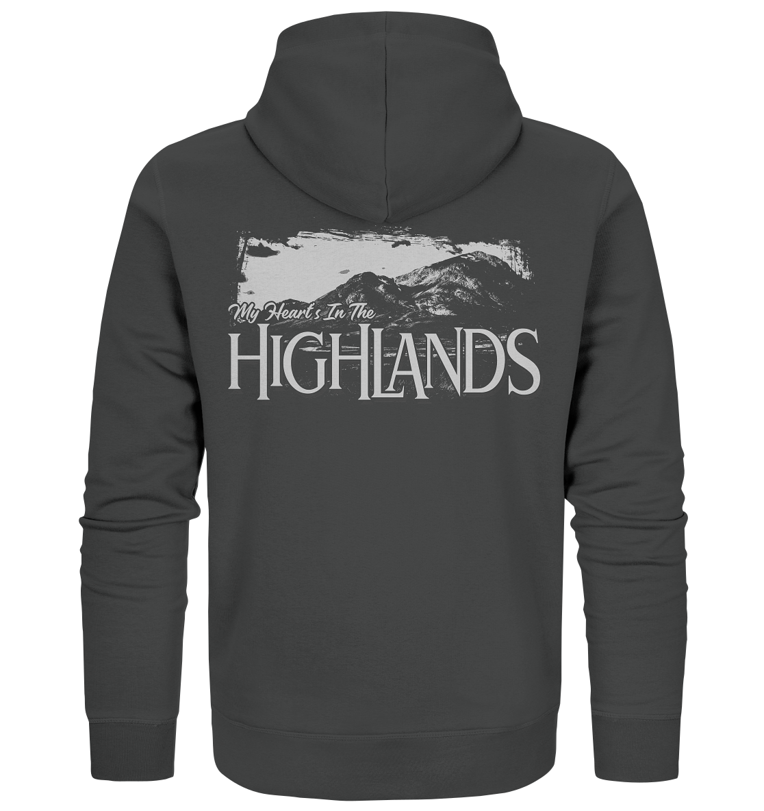 "My Heart's In The Highlands" - Organic Zipper