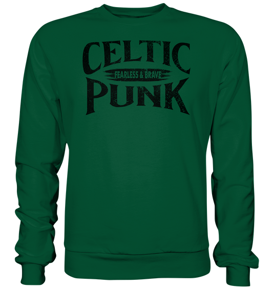 Celtic Punk "Fearless & Brave" - Basic Sweatshirt