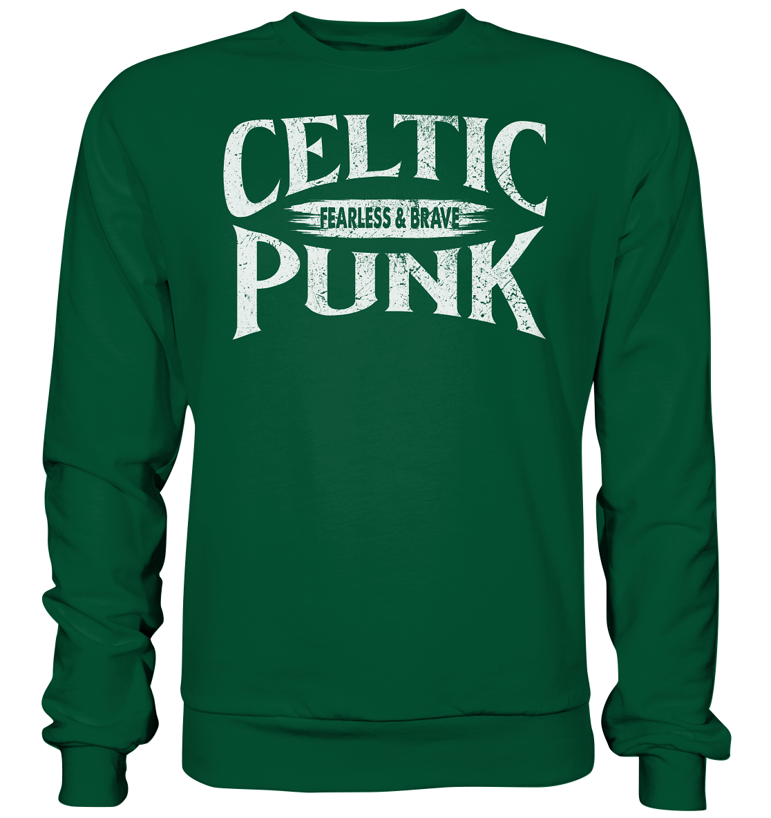 Celtic Punk "Fearless & Brave" - Basic Sweatshirt