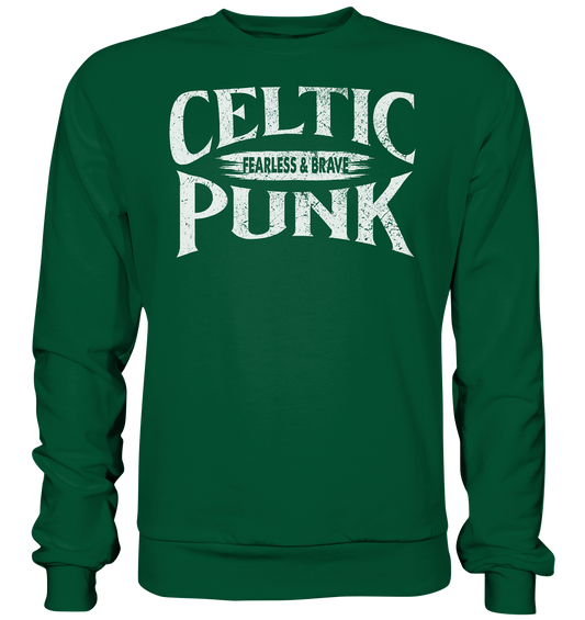 Celtic Punk "Fearless & Brave" - Basic Sweatshirt