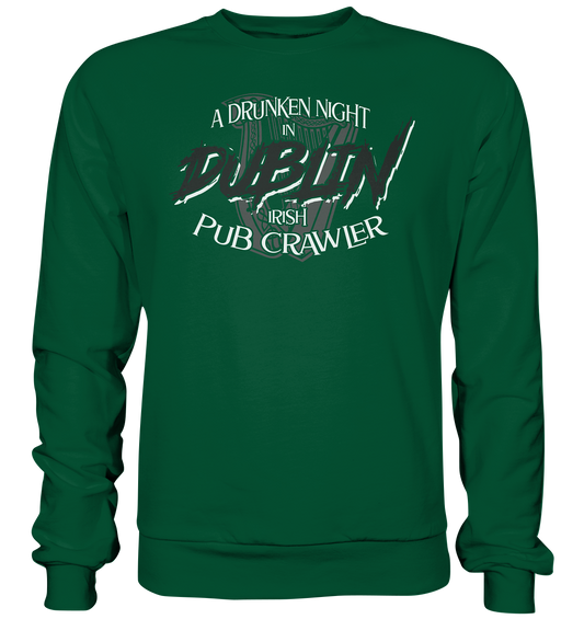 A Drunken Night In Dublin "Irish Pub Crawler" - Basic Sweatshirt