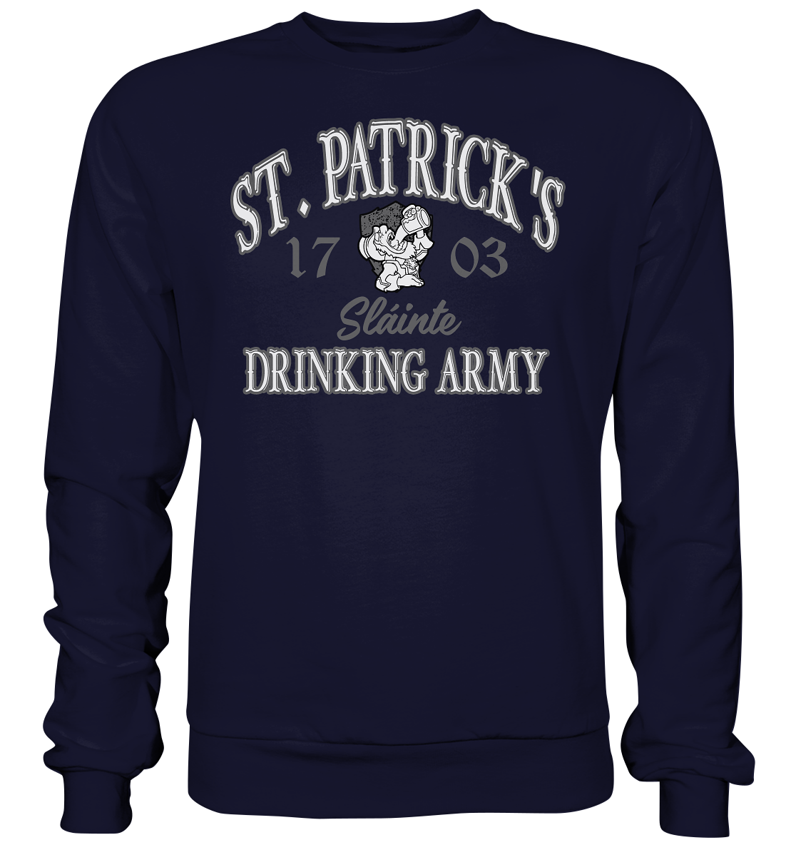 St. Patrick's Drinking Army "Sláinte" - Basic Sweatshirt