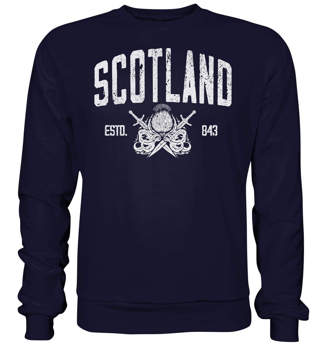 Scotland "Estd. 843" - Basic Sweatshirt