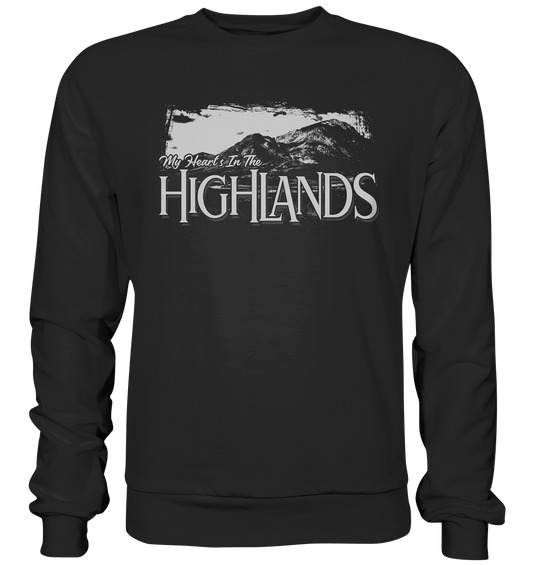 "My Heart's In The Highlands" - Basic Sweatshirt