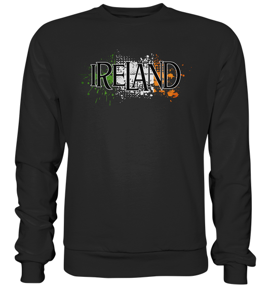 Ireland "Flag Splatter" - Basic Sweatshirt