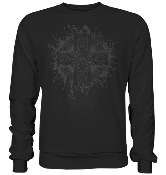 Celtic Cross "Splatter" - Basic Sweatshirt