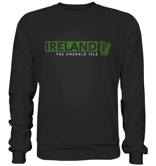 Ireland "The Emerald Isle / Harp" - Basic Sweatshirt