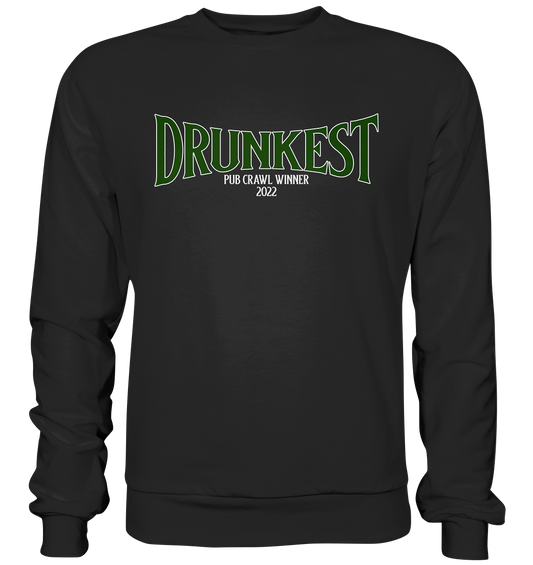 Drunkest "Pub Crawl Winner 2022" - Basic Sweatshirt