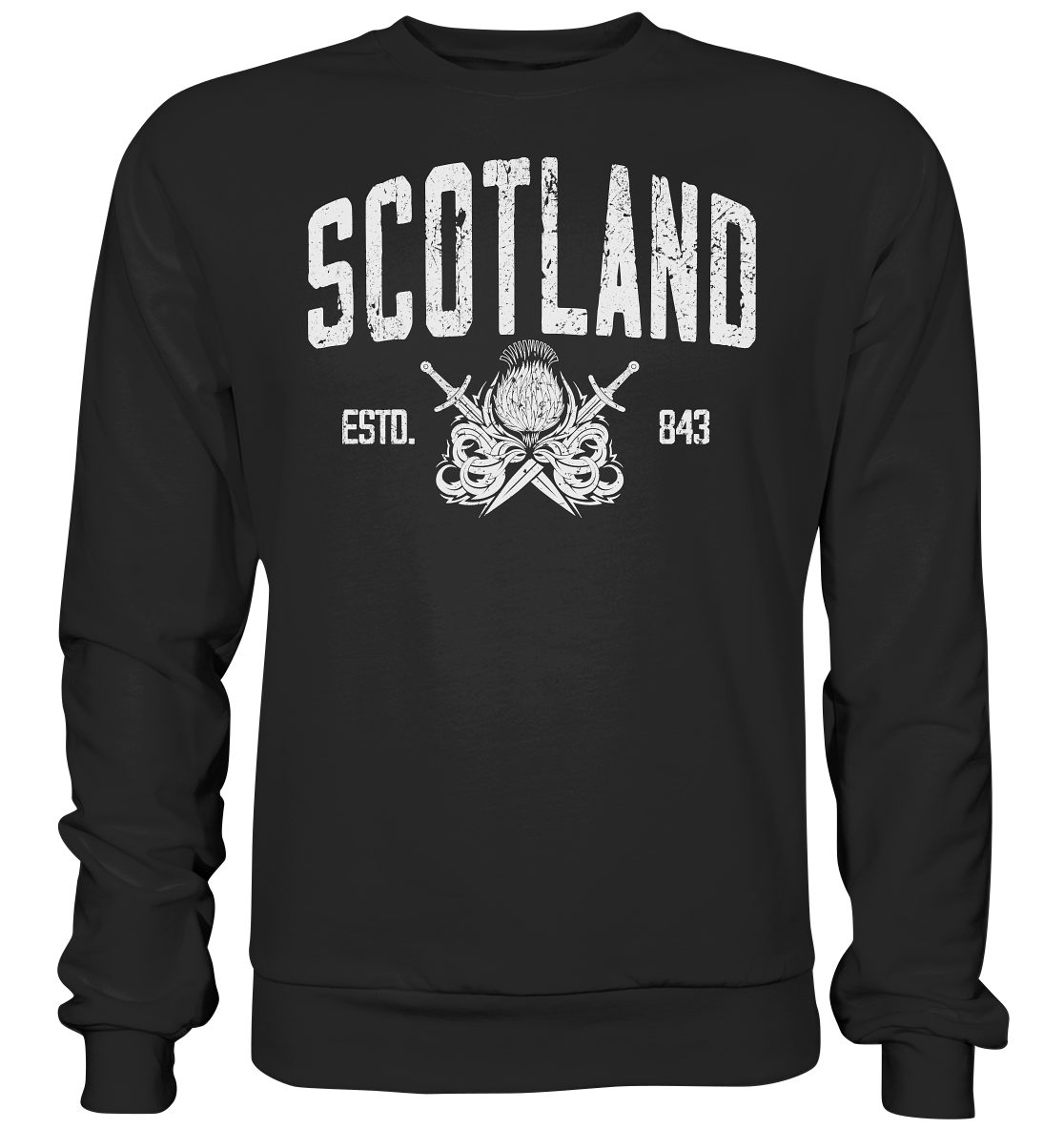 Scotland "Estd. 843" - Basic Sweatshirt