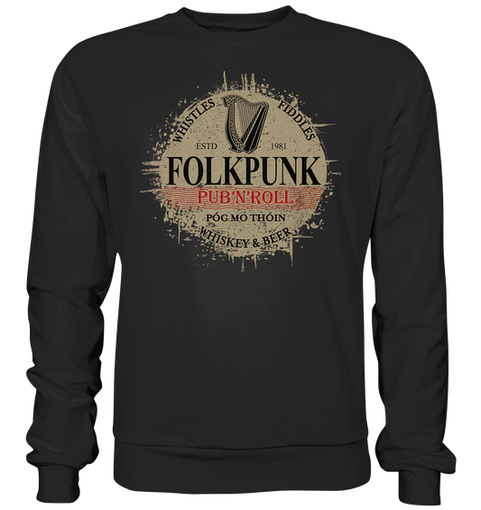 Folkpunk "Pub'n'Roll" - Basic Sweatshirt