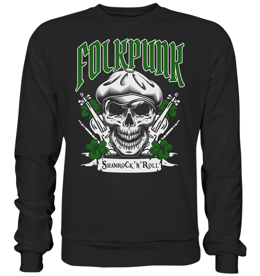 Folkpunk "Shamrock'n'Roll" - Basic Sweatshirt