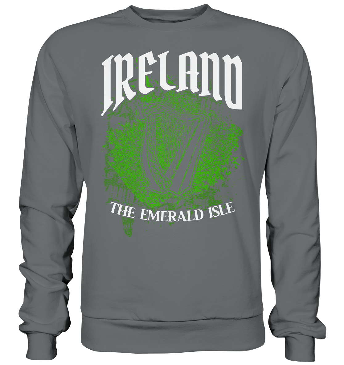 Ireland "The Emerald Isle / Splatter" - Basic Sweatshirt