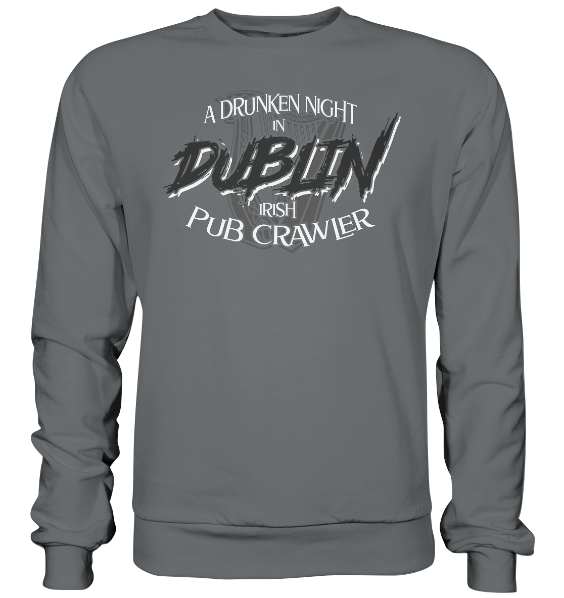 A Drunken Night In Dublin "Irish Pub Crawler" - Basic Sweatshirt