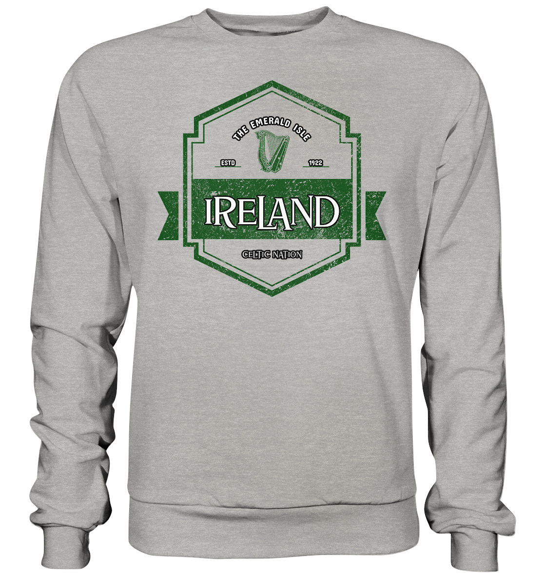 Ireland "The Emerald Isle / Celtic Nation" - Basic Sweatshirt