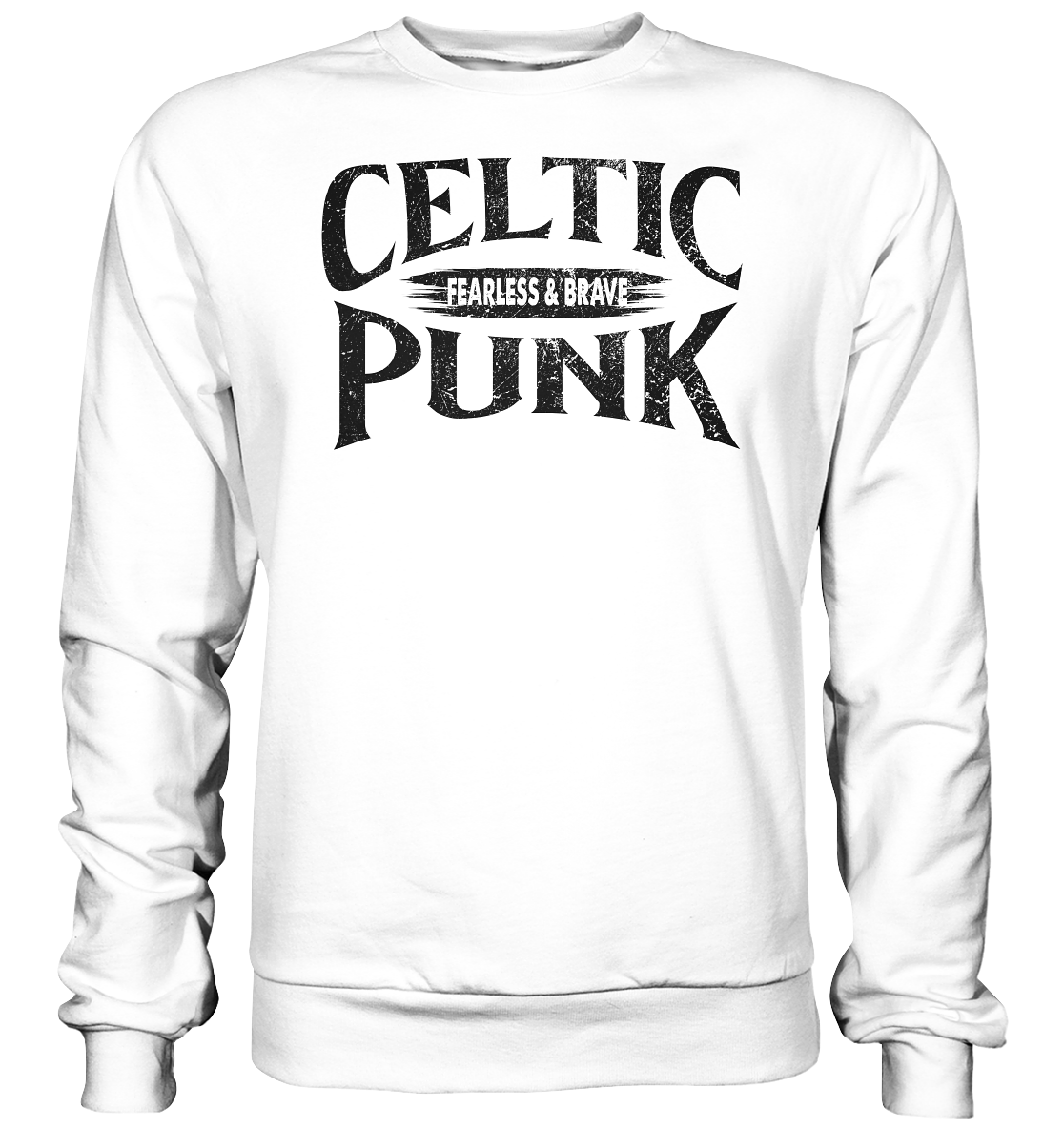 Celtic Punk "Fearless & Brave" - Basic Sweatshirt