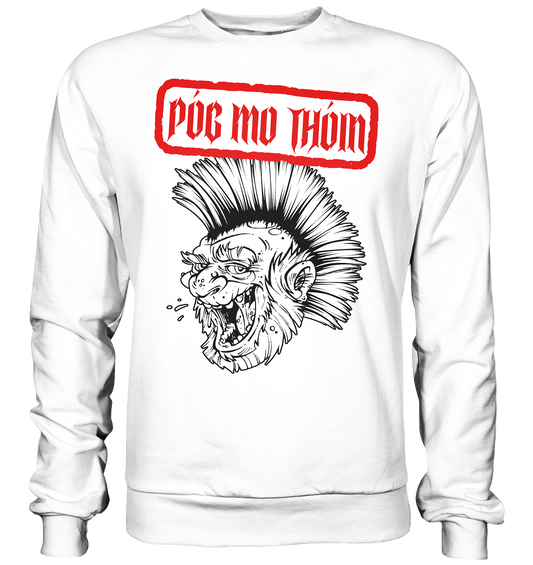 Póg Mo Thóin Streetwear "Punk" - Basic Sweatshirt