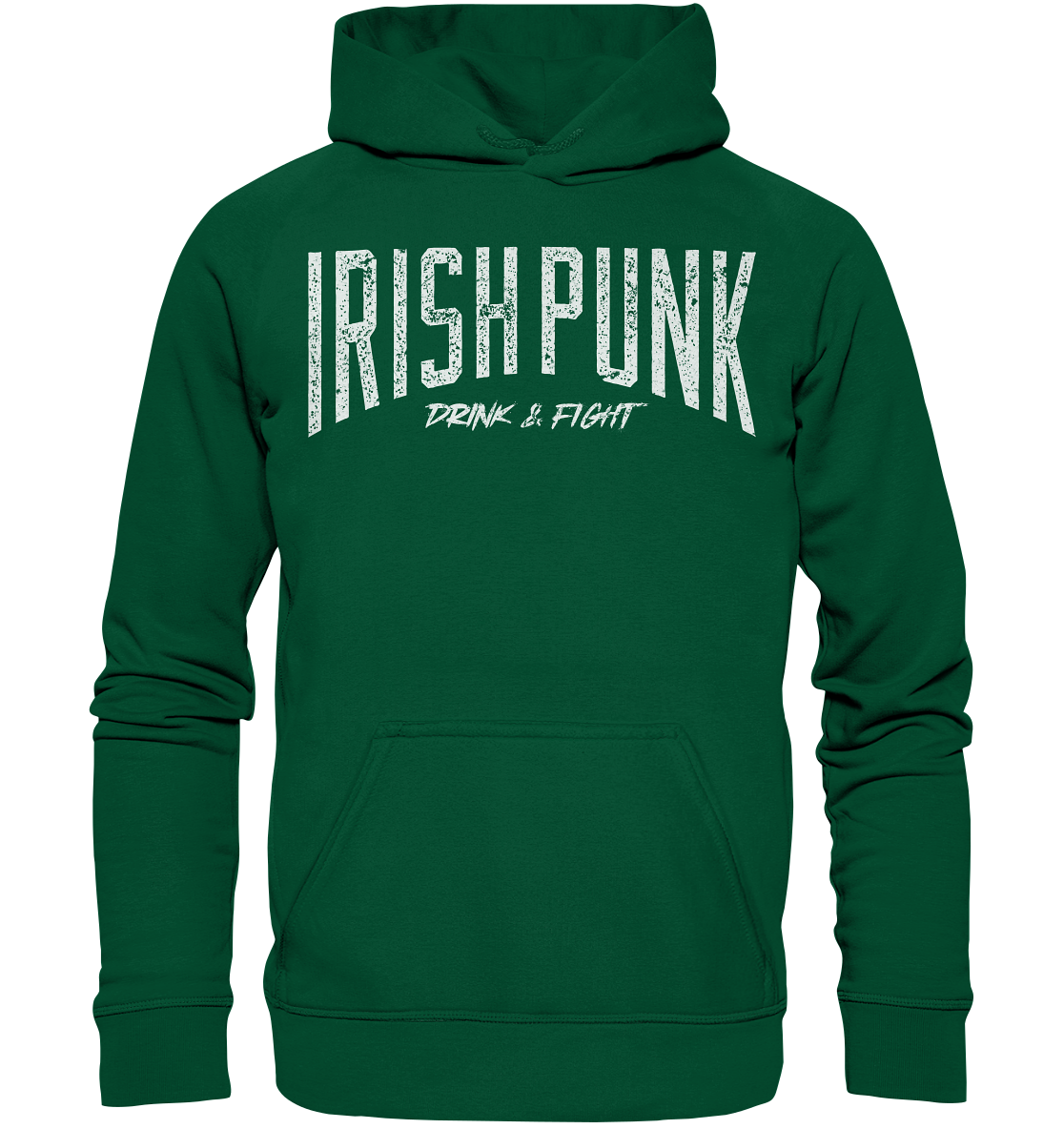 Irish Punk "Drink & Fight" - Basic Unisex Hoodie